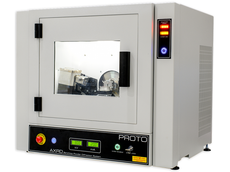 Difratômetro de Raios X em Pó de Bancada – Proto AXRD Benchtop